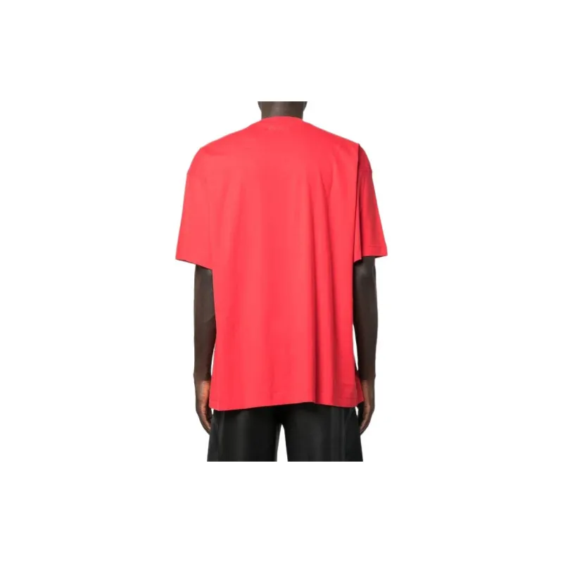Vetements T-Shirts Men Red-2