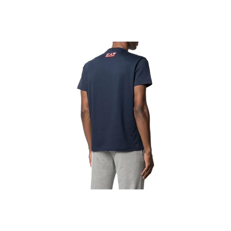 EMPORIO ARMANI EA7 T Shirts Men Dark Blue-3