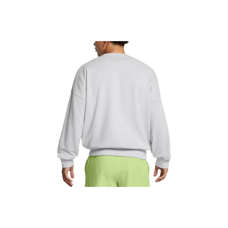 Under Armour Icon Heavyweight Terry Sweatshirt Men's Light Gray-3