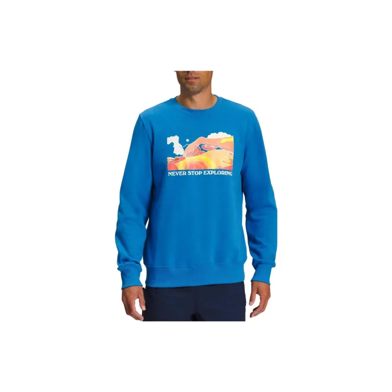 THE NORTH FACE Sweatshirts Men Sky Blue-1