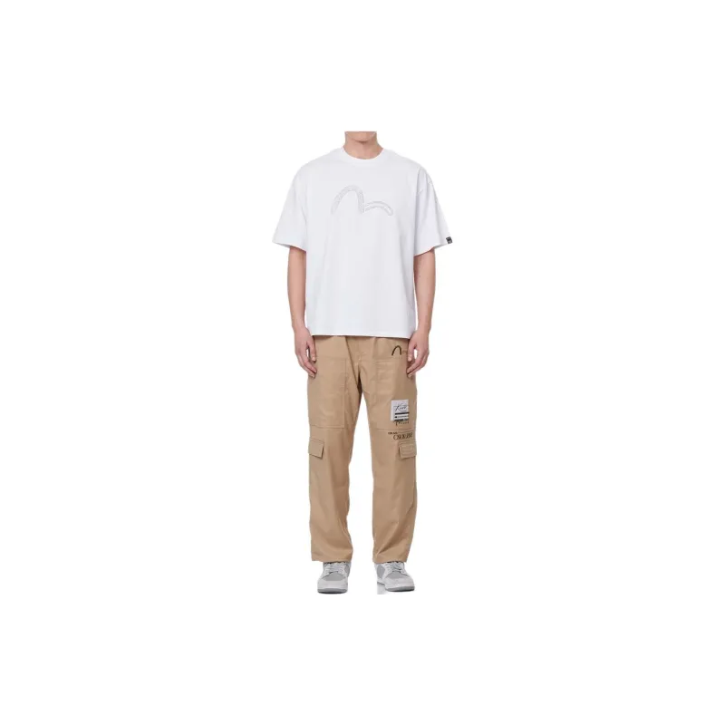 EVISU FW22 Casual Pants Men's Light Brown-2