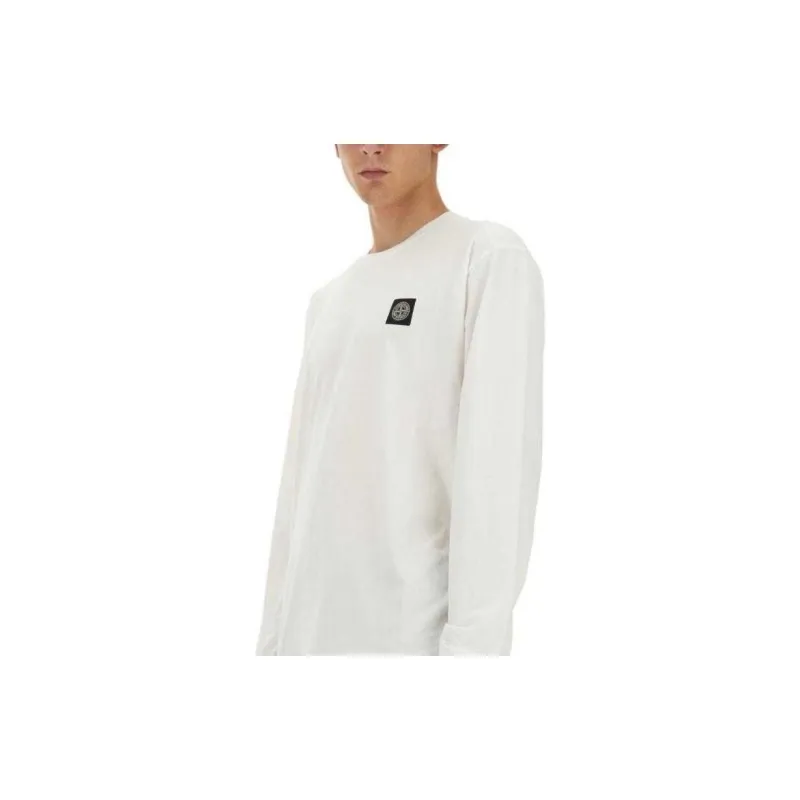 STONE ISLAND Compass Patch Crewneck T Shirt-4