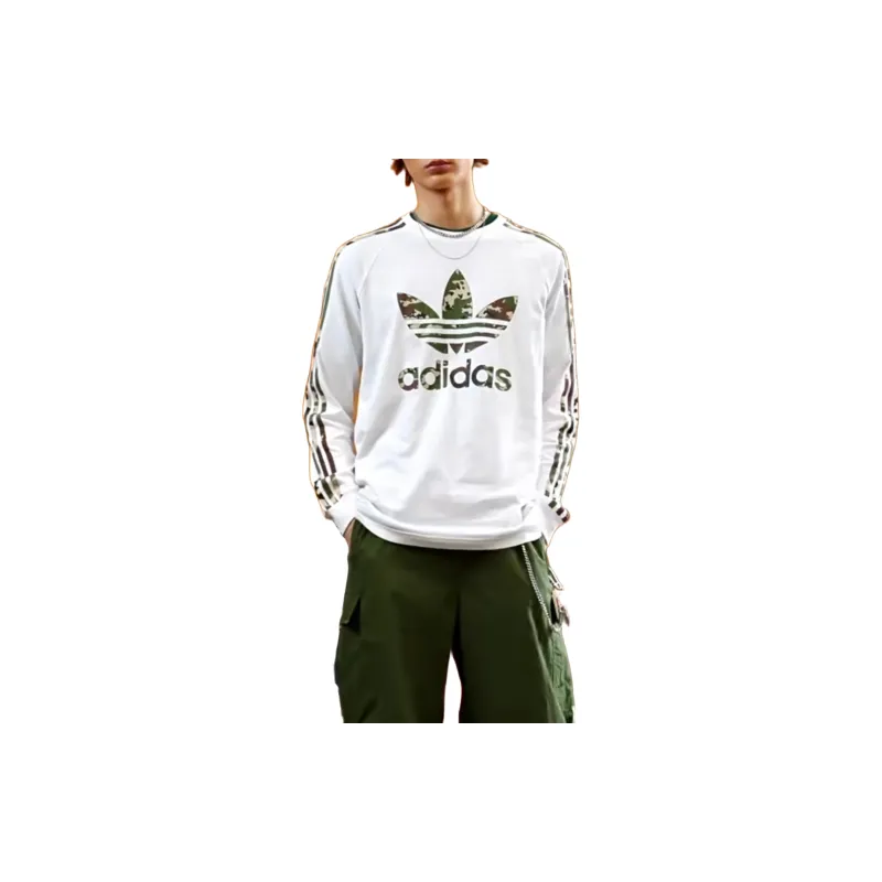 Adidas T Shirts Men White-3