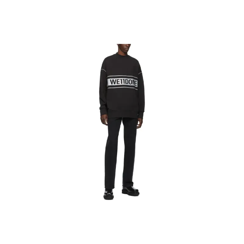 WE11DONE 'Well Done' Print Hoodie-2