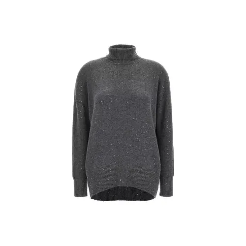 Brunello Cucinelli Sweaters Women's Black Gray