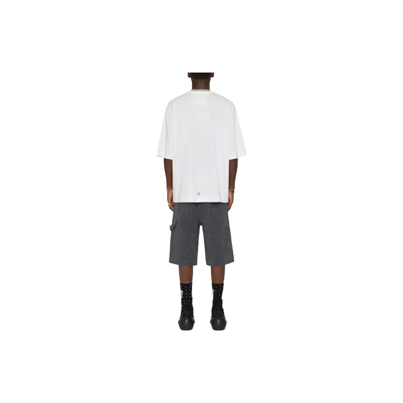 Givenchy T Shirts Men White-2