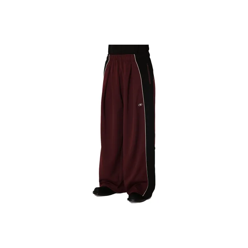 ADER ERROR FW23 Casual Pants Unisex Burgundy-4