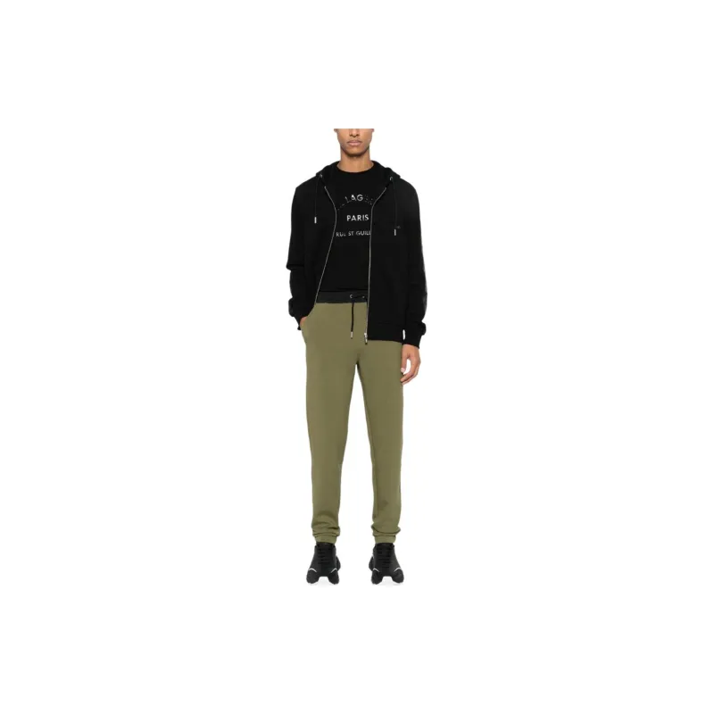 KARL LAGERFELD Casual Pants Men's Olive Green-1