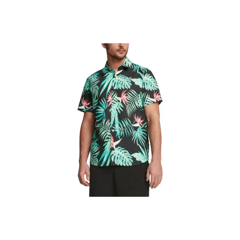 PUMA PALM TREE CREW PARADISE Shirts Men Green-4