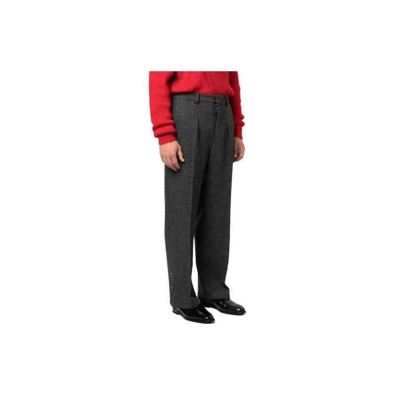 NANUSHKA Wilco Houndstooth pattern Trousers-3