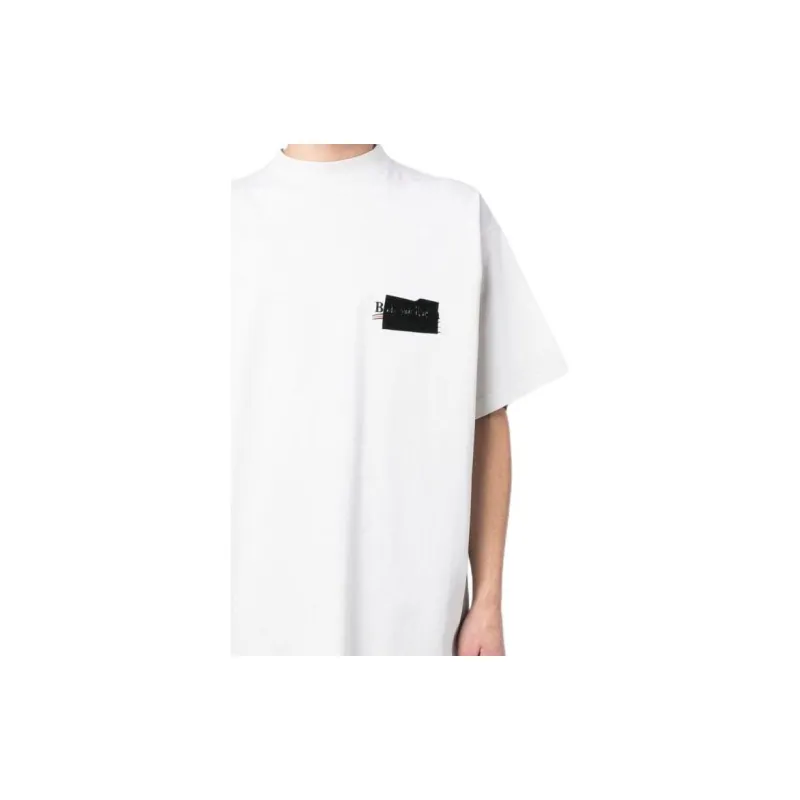 Balenciaga Gaffer Logo Large Fit T Shirt-3