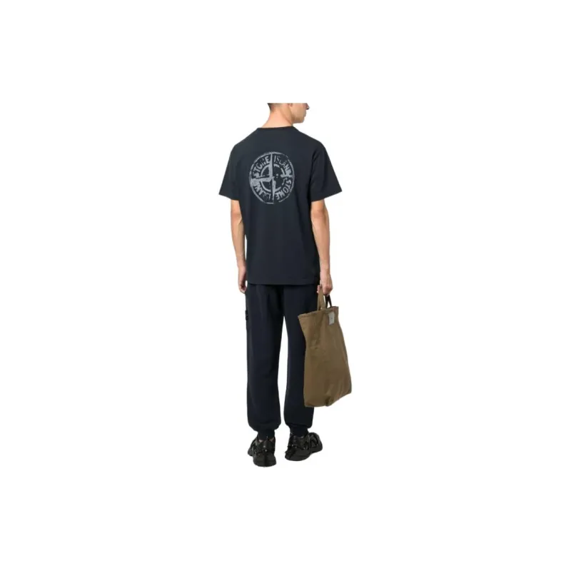 STONE ISLAND Embroidered T Shirt-2