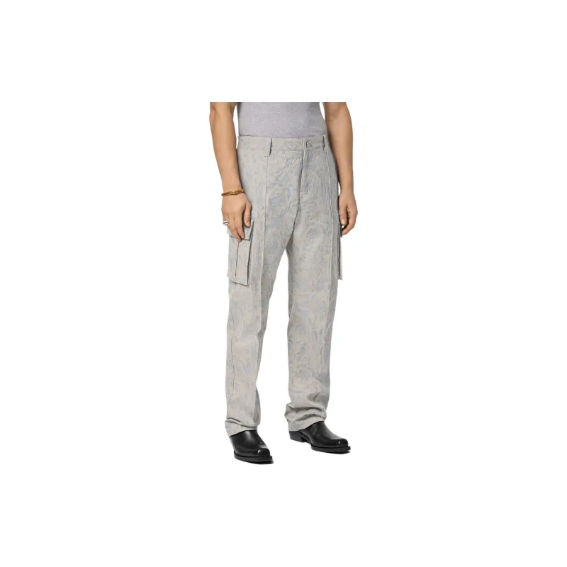 VERSACE Barocco Jacquard Cargo Trousers-3
