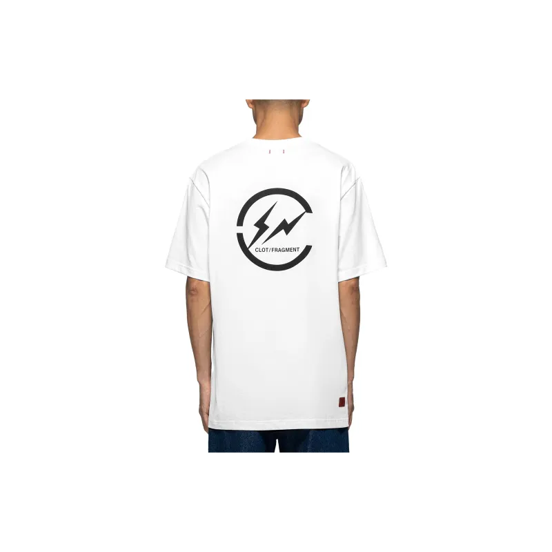 Fragment Design X CLOT X Fragment Design Co branded SS23 T Shirts Unisex White-3