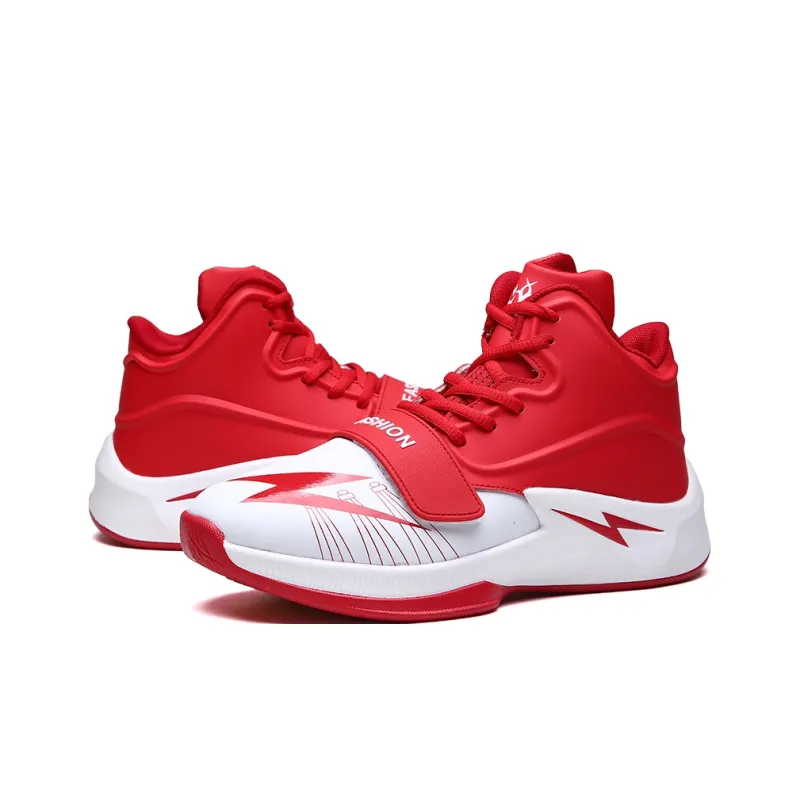 GQWE Cushioned Slip-Resistant Mid-Top Basketball Shoes Unisex-12
