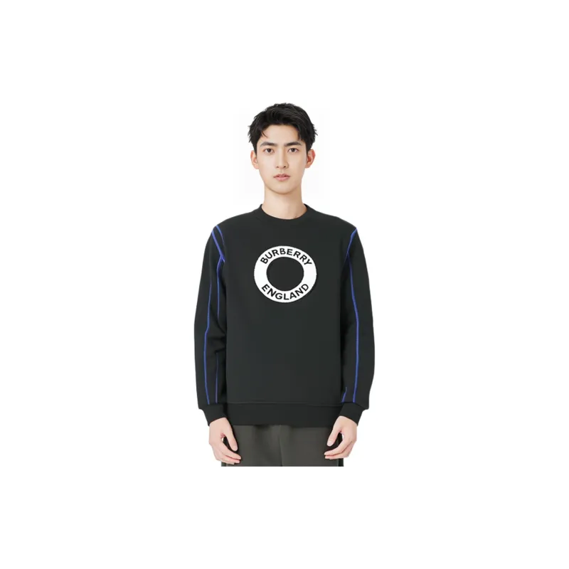 Burberry Logo Graphic Cotton Sweatshirt-3