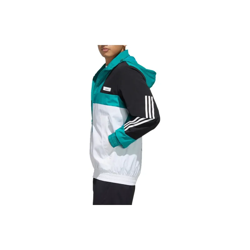 Adidas Neo Jackets Men White Green Multicolor-4