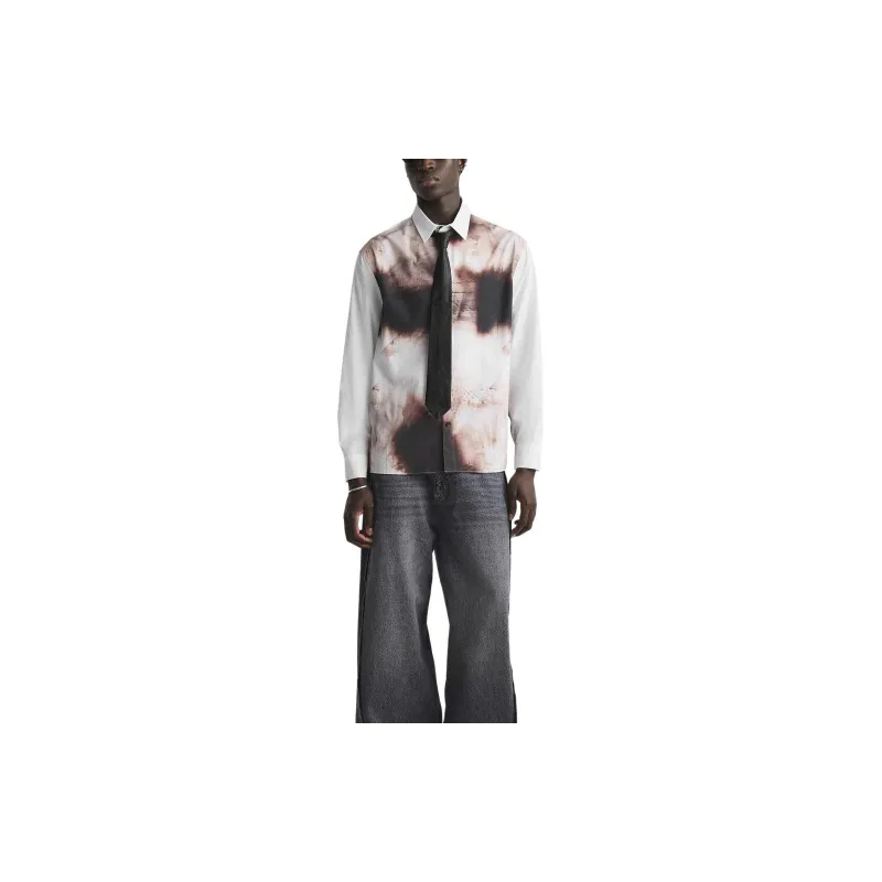 ZARA Shirts Men White-2