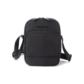 SAMSONITE Nylon Shoulder Bag Crossbody Bag Men's Black