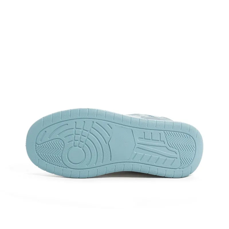 BABAYA KIDS Anti Slip And Wear Resistant Breathable Low Top Skateboard Shoes Women's Denim Blue-7