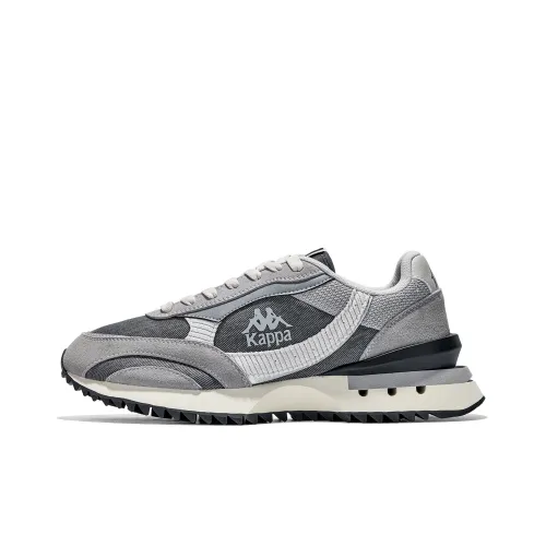 Kappa Non slip Lightweight Low Top Running Shoes Unisex Gray