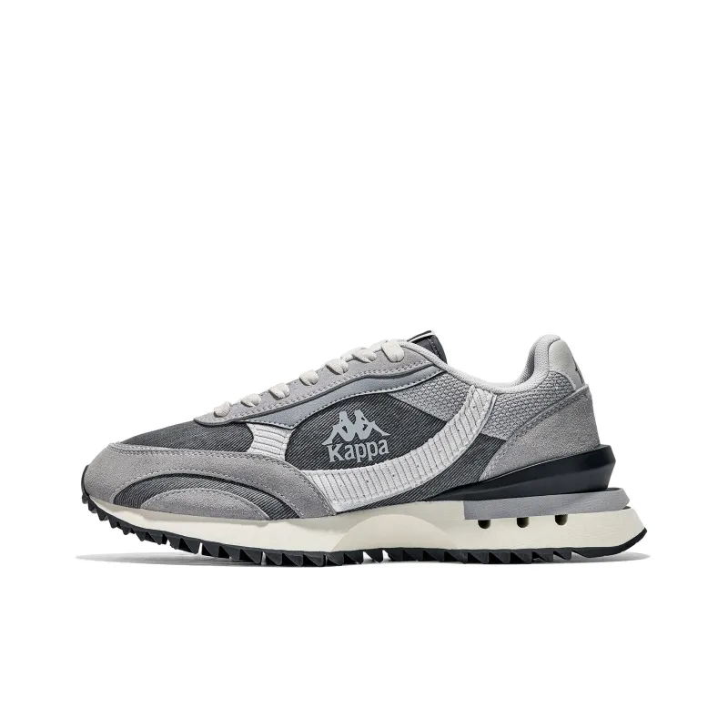 Kappa Non slip Lightweight Low Top Running Shoes Unisex Gray-0