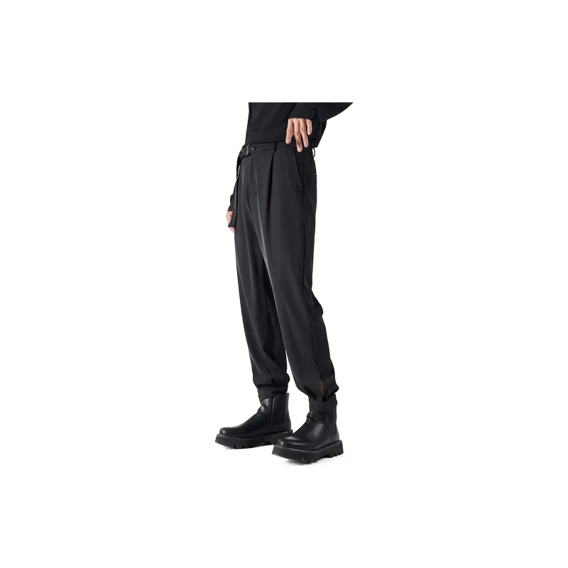 WILD LEADER SS24 Casual Pants Unisex Black-13