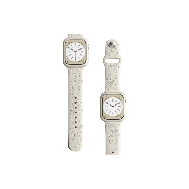 FZRT Apple Compatibility Watch Band 41/45mm Silicone Material-8