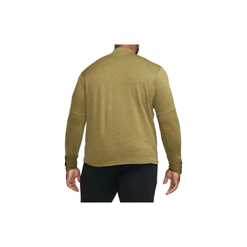 Nike Therma-FIT Men's 1/4-Zip Running Top T-Shirt Men's Green-1