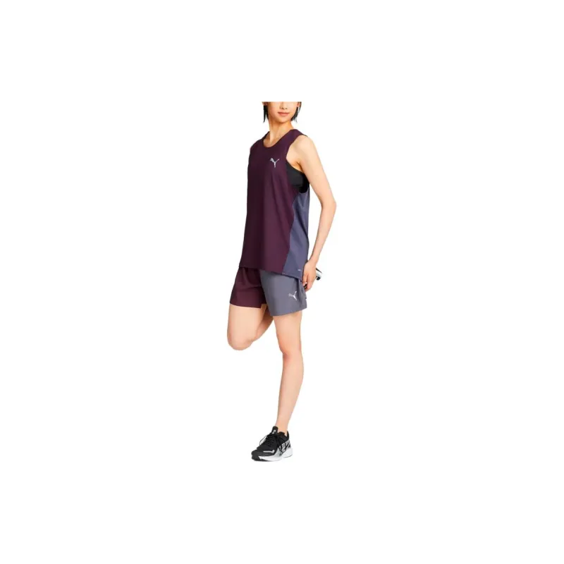PUMA Casual Shorts Unisex Midnight Fuchsia-2
