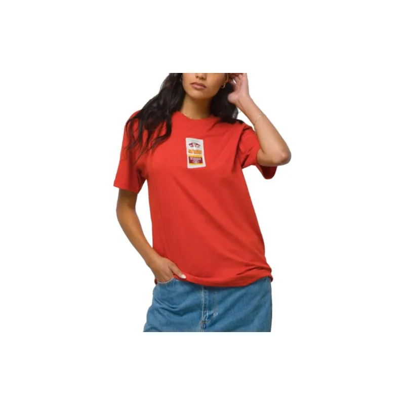 Vans Hot Sauce Ss Tee Molten Lava T-Shirt T-Shirt Unisex Red-2
