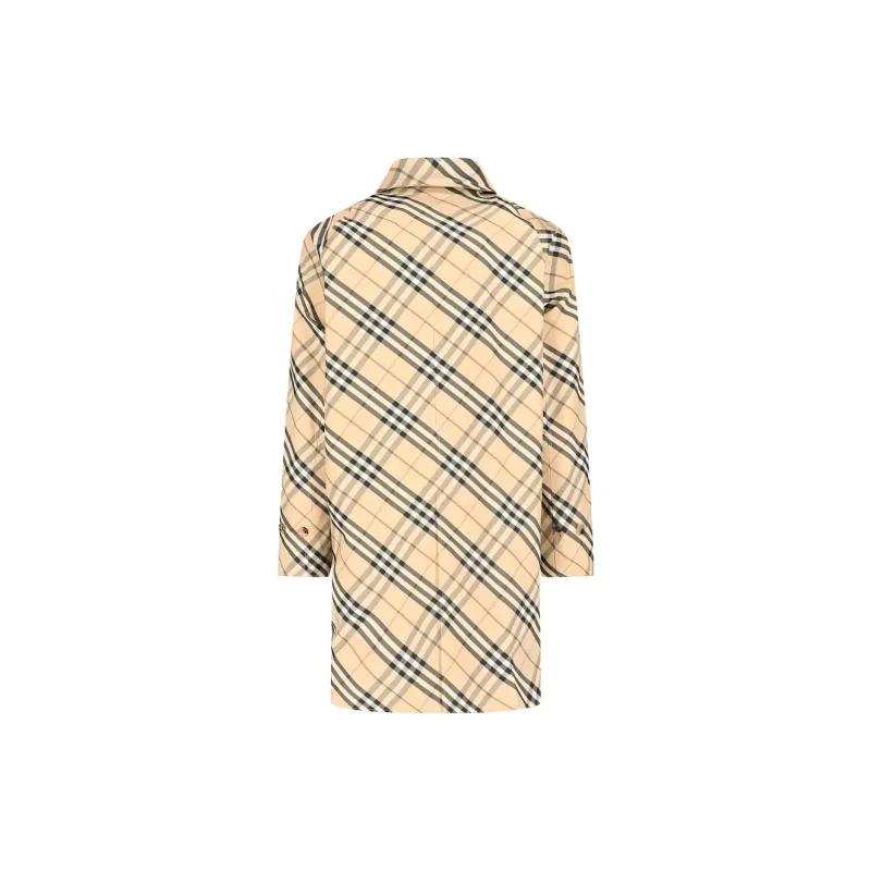 Burberry Long Sleeved Buttoned Trench Coat-3
