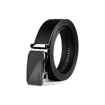 MILLIE'S Cow Leather Leather Belts Men's Width: 3.5cm