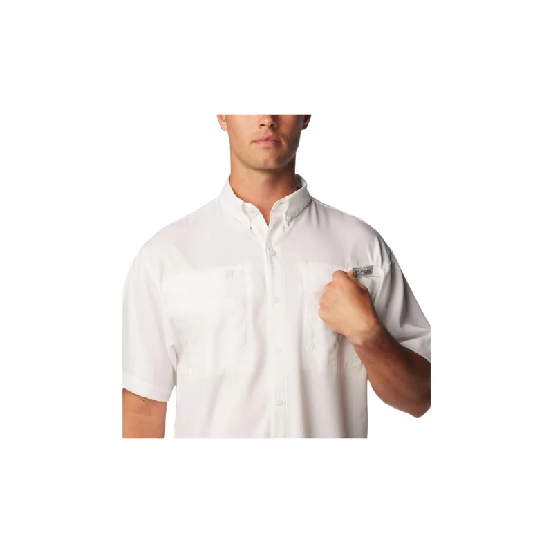 Columbia PFG Tamiami Shirts Men White-3