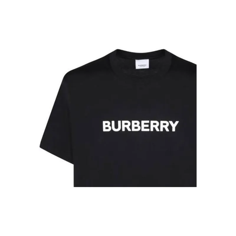 Burberry Logo Printed Crewneck T Shirt-6