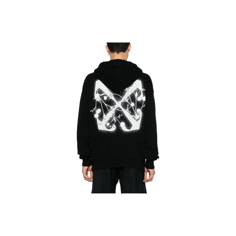 OFF WHITE Flower Arrow Skate Hoodie-2