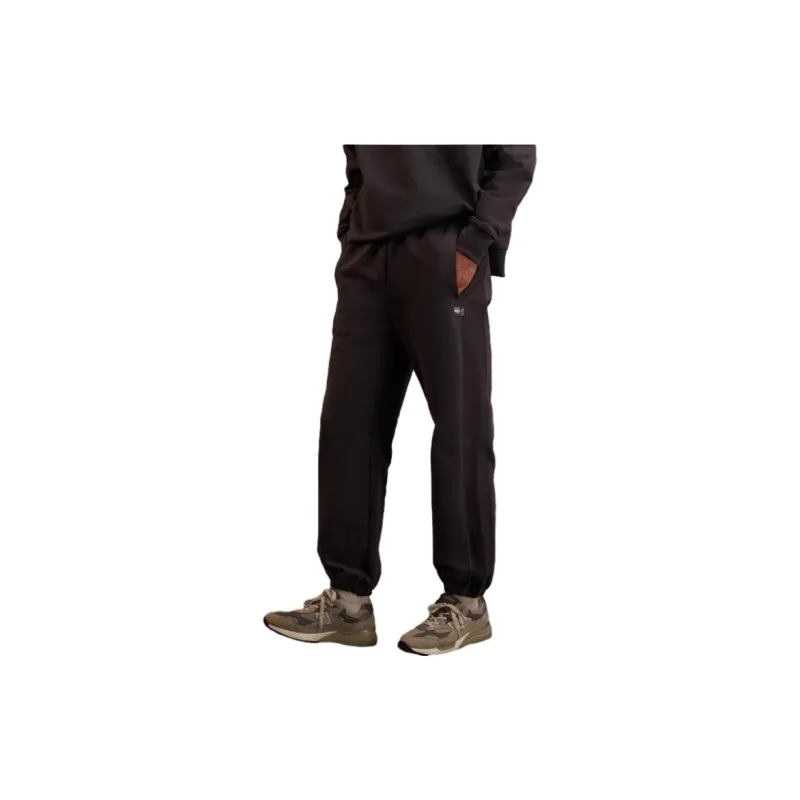 GAP Knitted Sweatpants Unisex Black Gray Color-3
