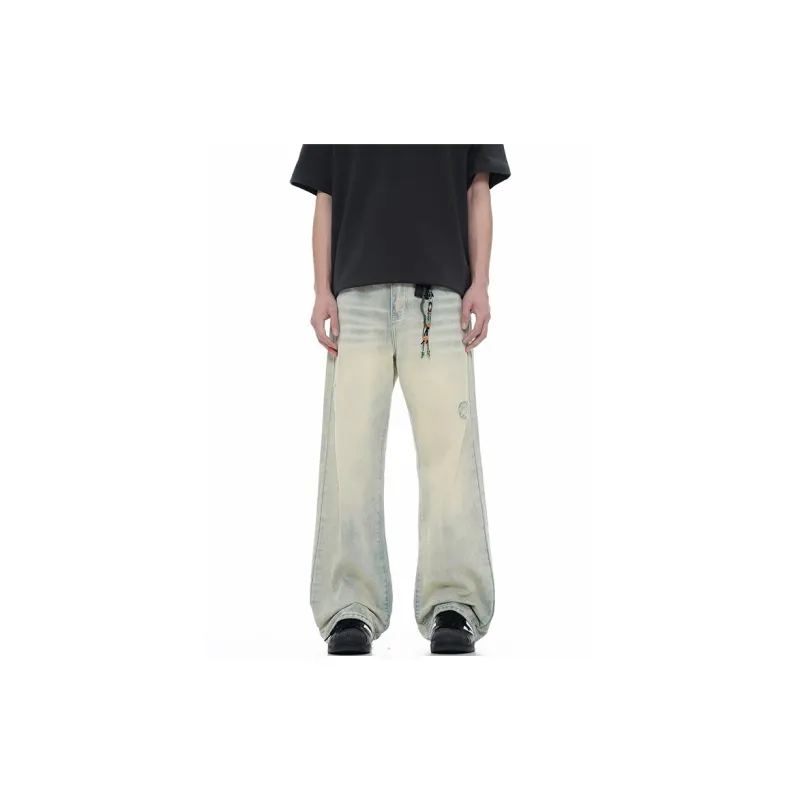 GBXM Jeans Unisex Yellow Mud Blue-3