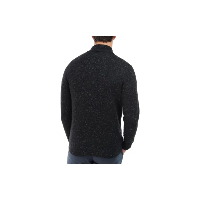 BARBOUR Tisbury Zip Through Jumper Jackets Coats Men's Black-2