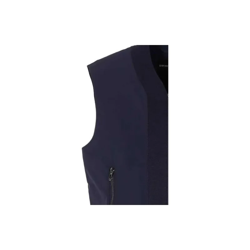 EMPORIO ARMANI Vests Men Marine Blue-4