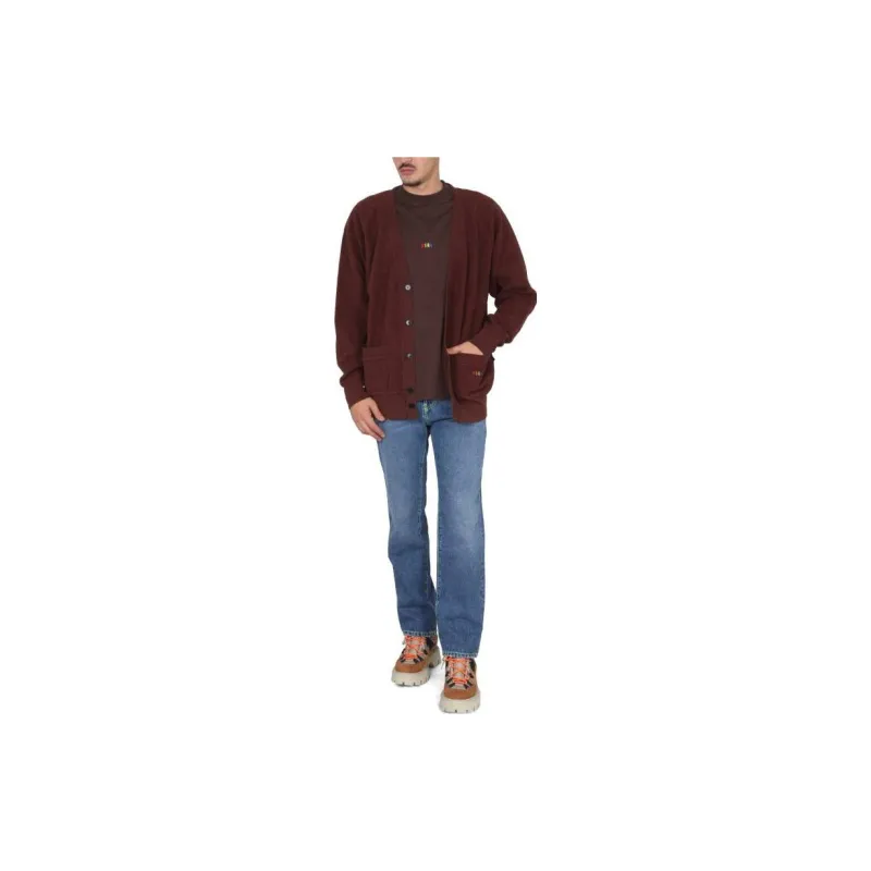 MSGM V Neck Knitted Cardigan-2