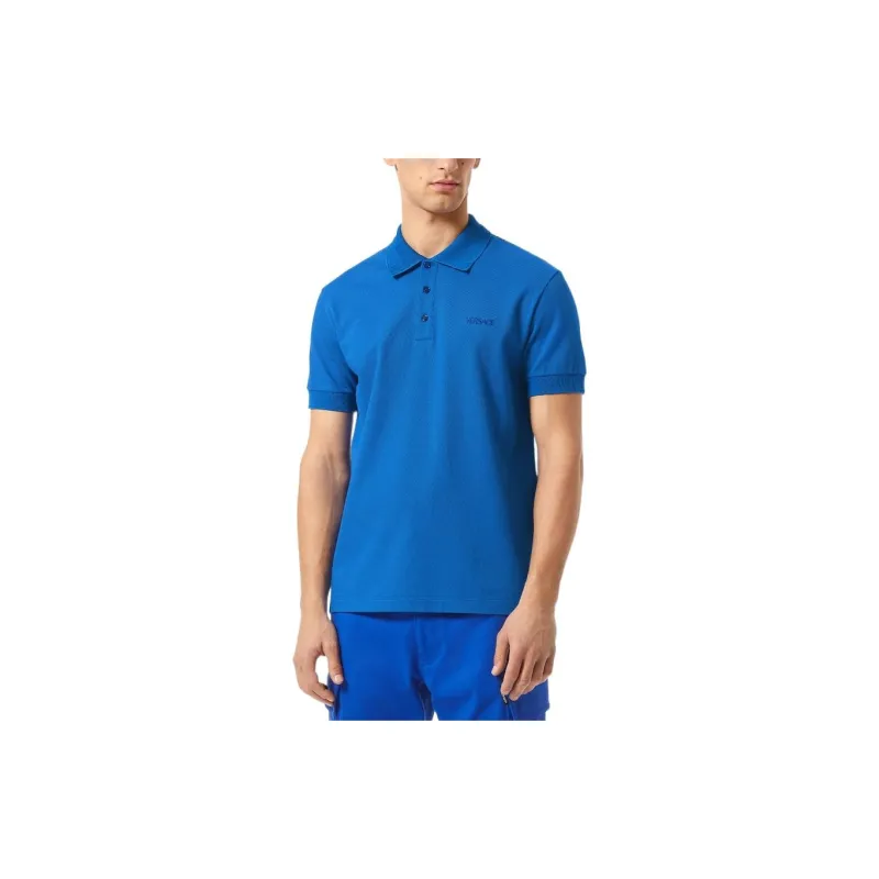 VERSACE Polo Shirts Men Blue-1