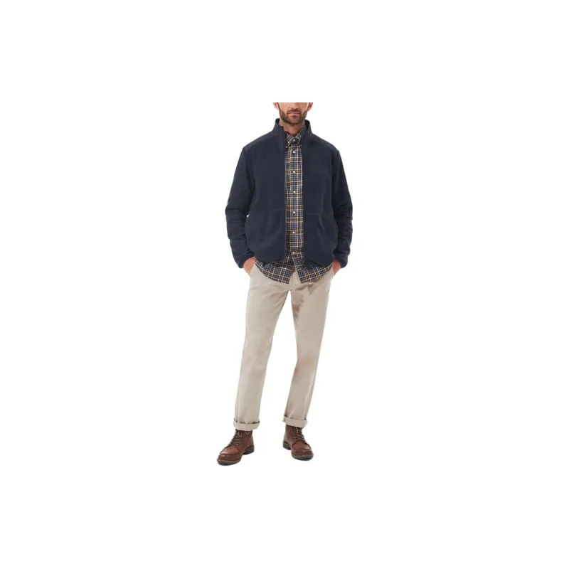 BARBOUR Country Fleece Jacket Jackets Coats Men's Marine Blue-1