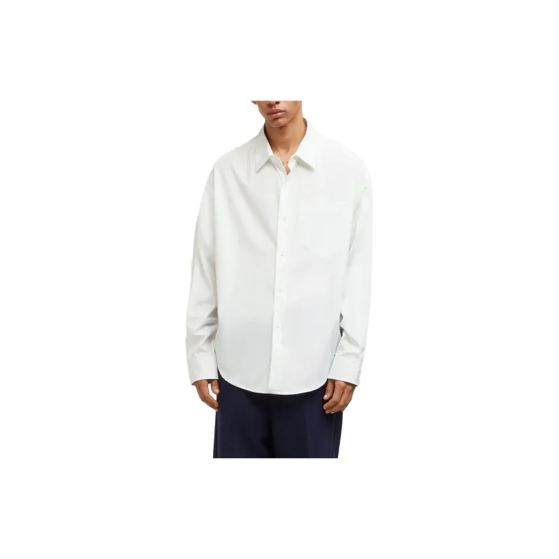 AMIPARIS Pocket Long sleeve Cotton Shirt-1
