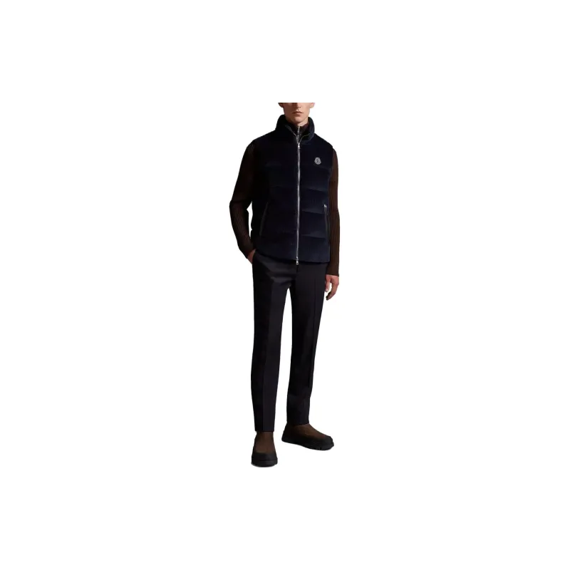 Moncler Vests Men Blue-4