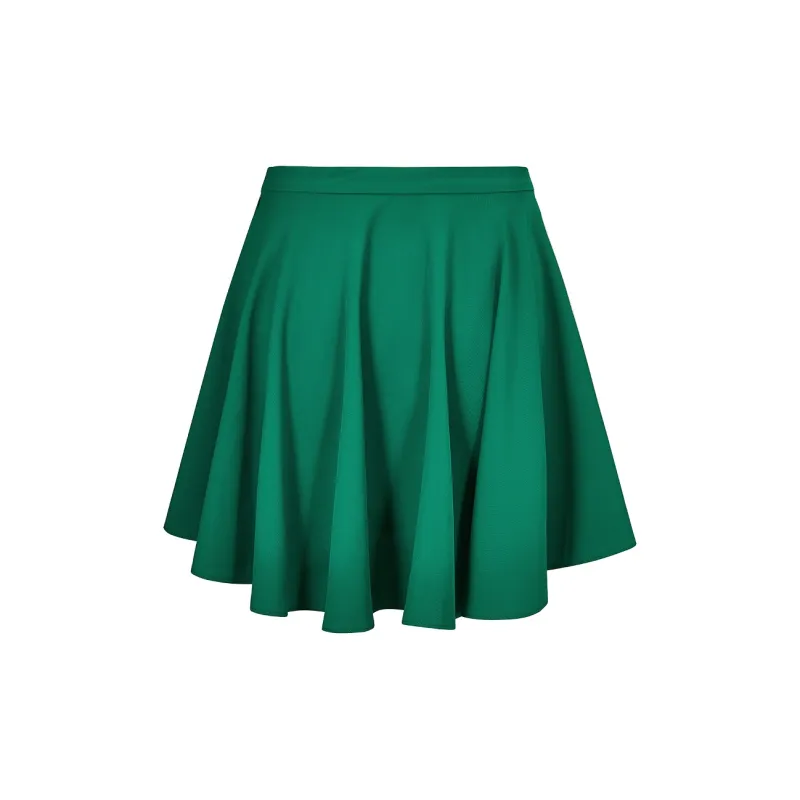 AILIAI Casual Short Skirts Women's Green-1