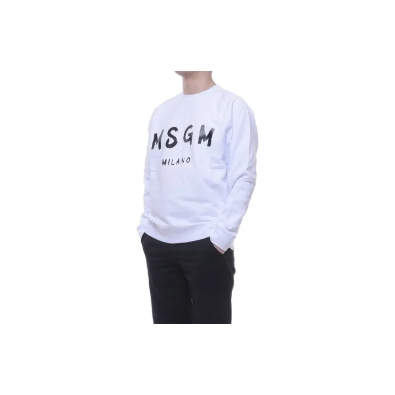 MSGM Sweatshirts Men White-1