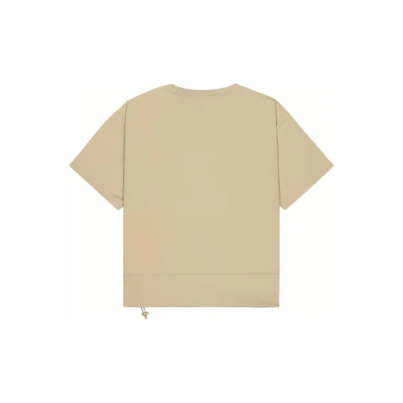 New Balance Drop Shoulder Sleeve T Shirt Women's Khaki-1