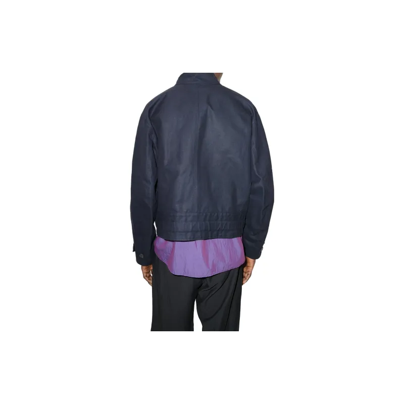 OUR LEGACY Off-centre High-neck Jacket-3