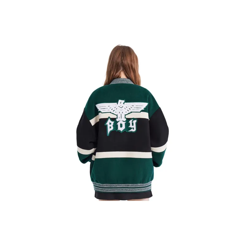 Boy London Baseball Jacket Unisex Green-1